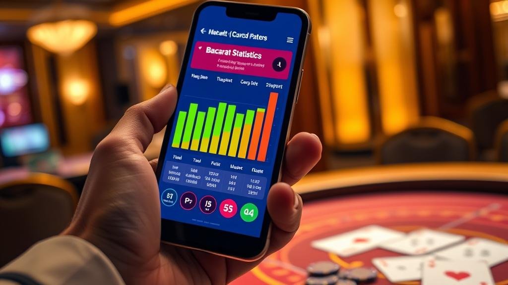 การวิเคราะห์สถิติบาคาร่าบนแท็บเล็ต