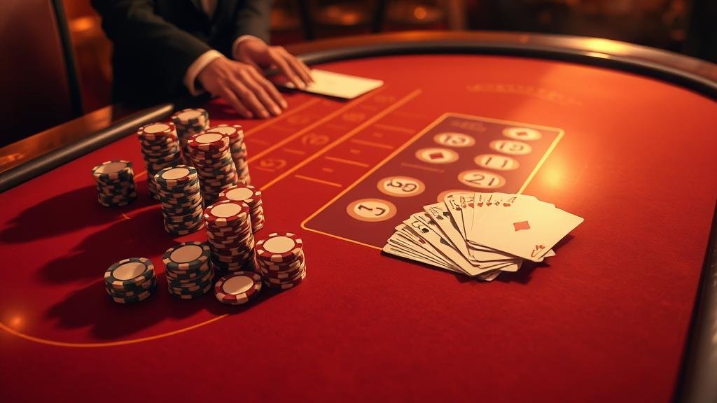 หน้าจอแสดงสถิติและเค้าไพ่บาคาร่า