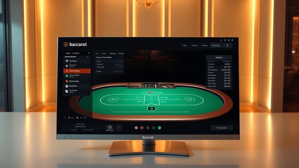 สถิติไพ่บาคาร่าบนแท็บเล็ต