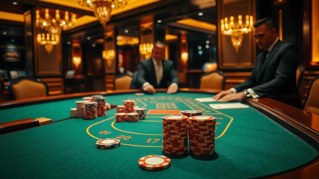 หน้าจอแสดงสถิติและเค้าไพ่บาคาร่าบนเบราว์เซอร์