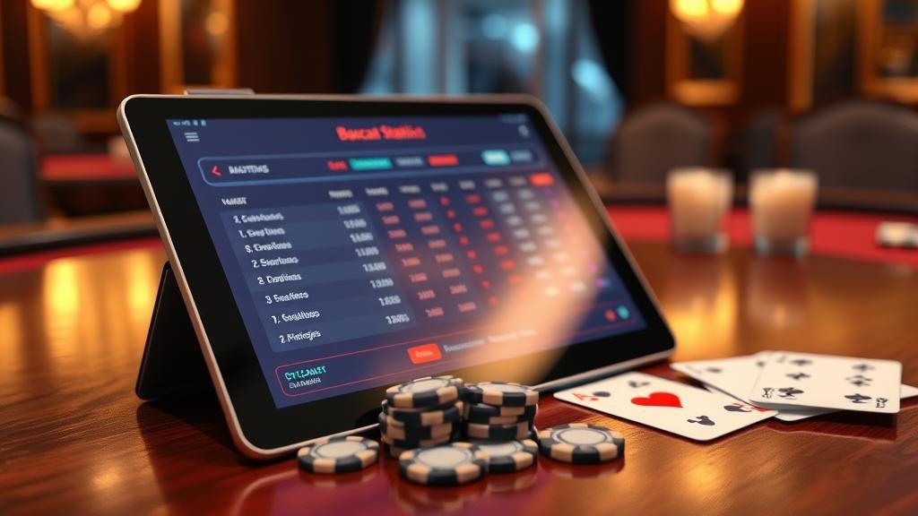 เปรียบเทียบค่ายเกมบาคาร่าบนแท็บเล็ต