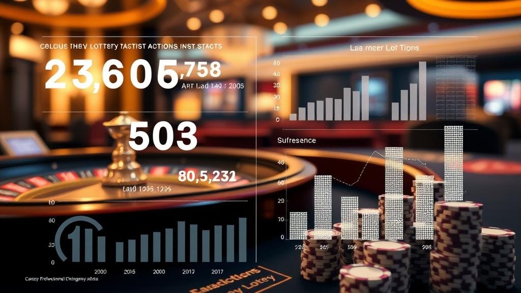 กราฟหุ้นและตัวเลขหวยหุ้น