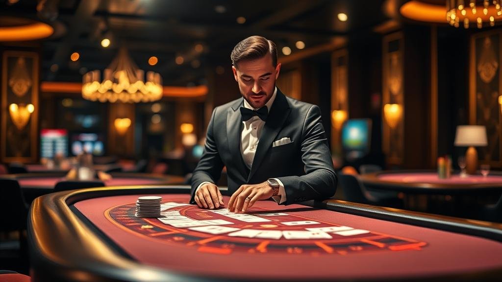 การเล่นบาคาร่าบนแท็บเล็ตพร้อมดูสถิติ