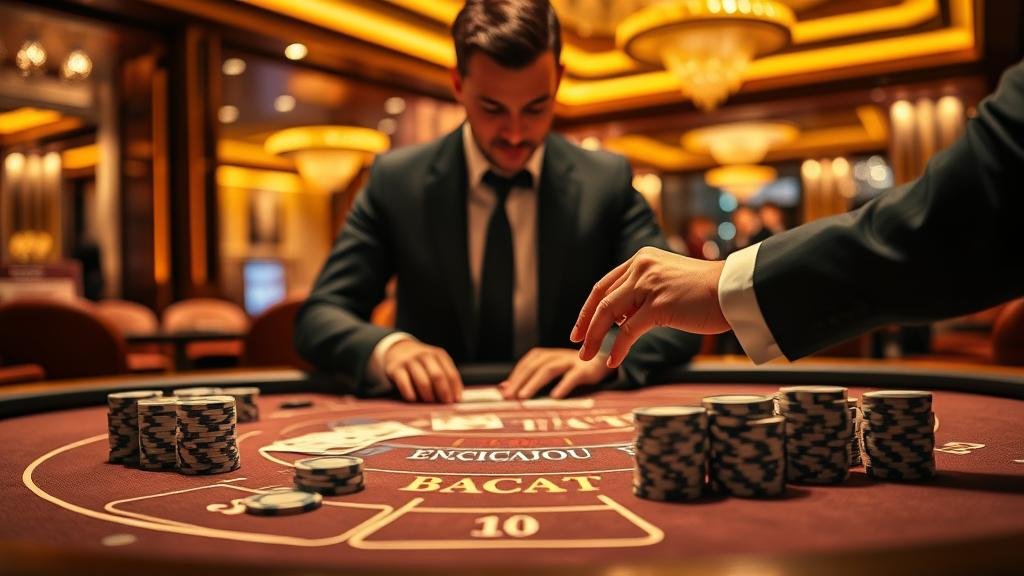 กราฟิกแสดงรูปแบบการเดินเงินและสถิติบาคาร่า