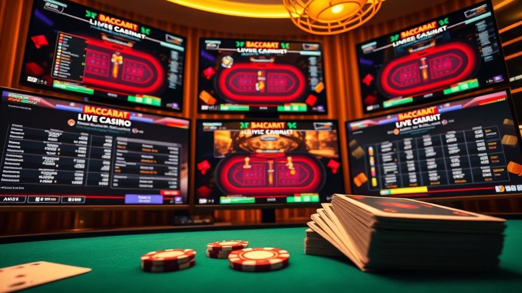 ตัวอย่างเค้าไพ่บาคาร่า เช่น มังกร และ ปิงปอง