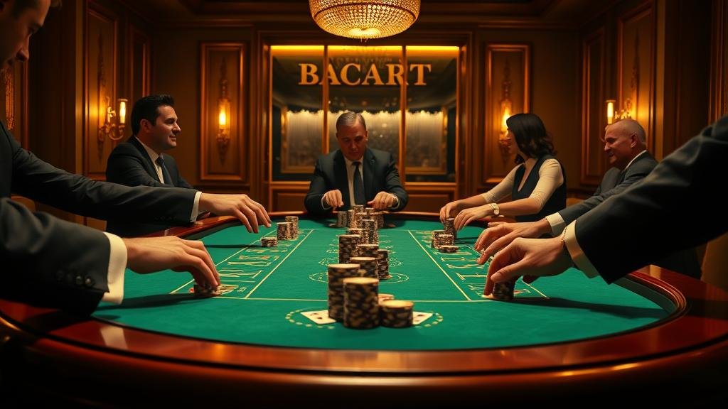 การออกไพ่คู่ผู้เล่นในบาคาร่า