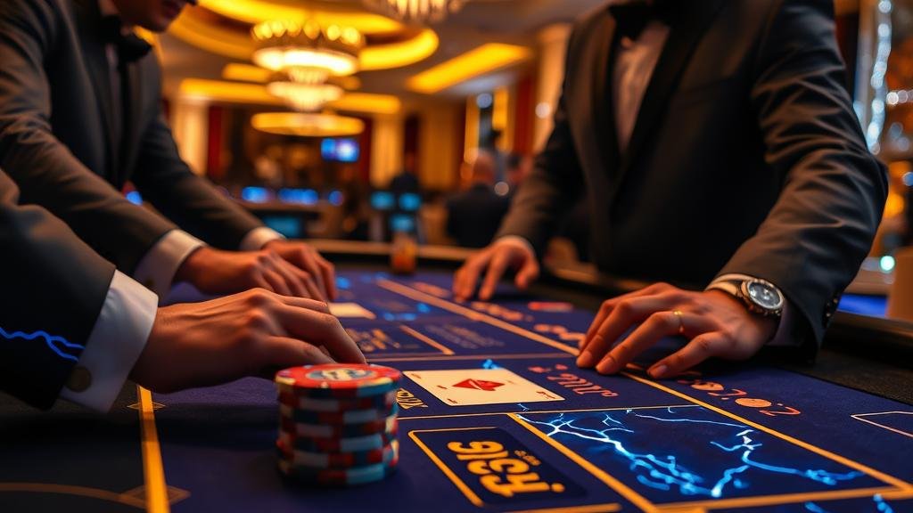 ภาพกราฟิกแสดงการบริหารจัดการงบประมาณการเล่นบาคาร่า