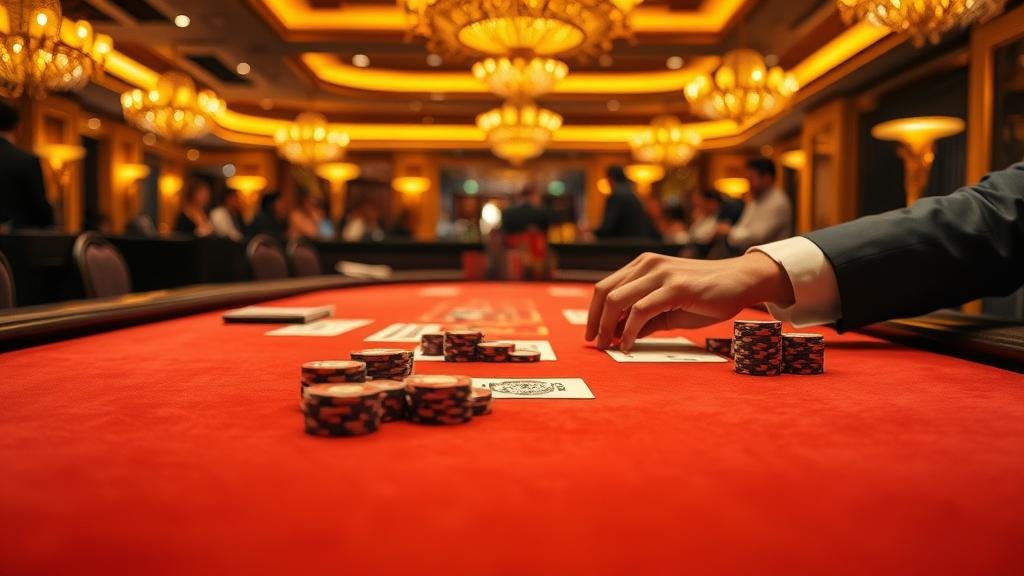 การวางเดิมพันในเกมบาคาร่าสด