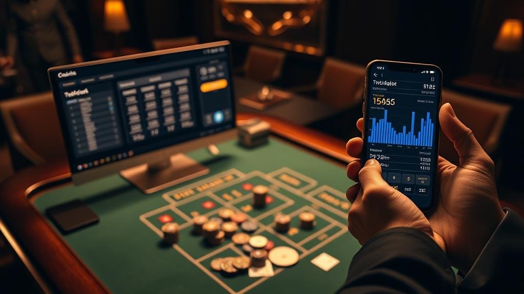 การเล่นบาคาร่าบนโต๊ะสด