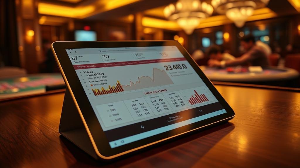 การใช้แท็บเล็ตวิเคราะห์บาคาร่า