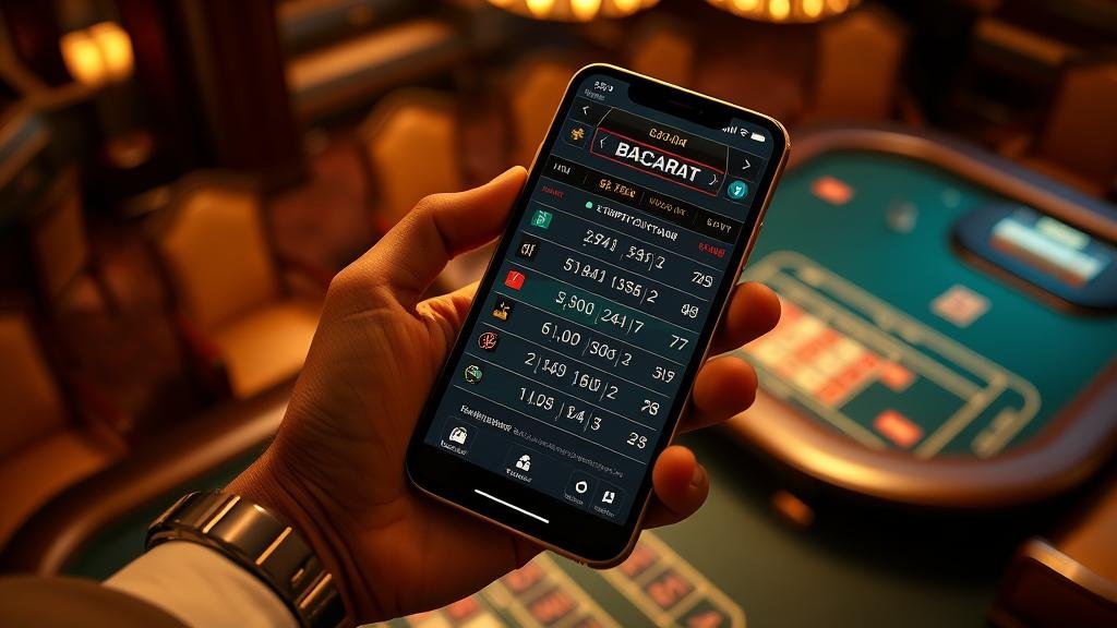การวางเดิมพันบาคาร่าด้วยมือถือ
