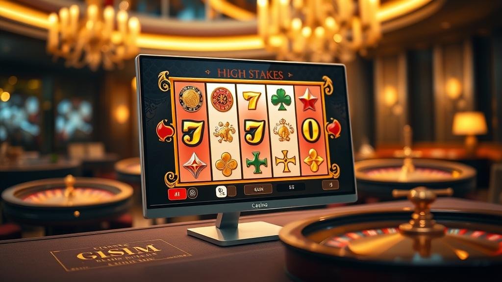 สัญลักษณ์ตัวคูณบนหน้าจอเกมสล็อต