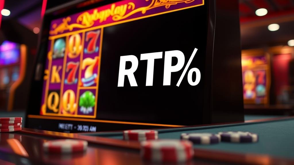 กราฟิกอธิบายแนวคิด RTP ในเกมสล็อต