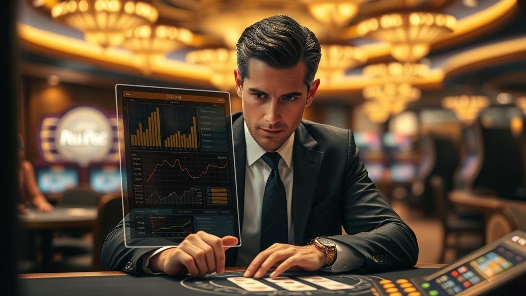 หน้าจอเกมสล็อตออนไลน์พร้อมสัญลักษณ์โบนัส