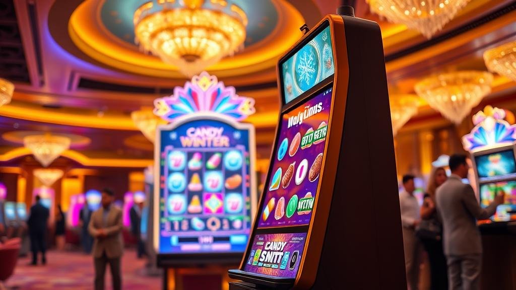 หน้าจอเกมสล็อตแสดงตัวคูณสะสมที่เพิ่มขึ้น