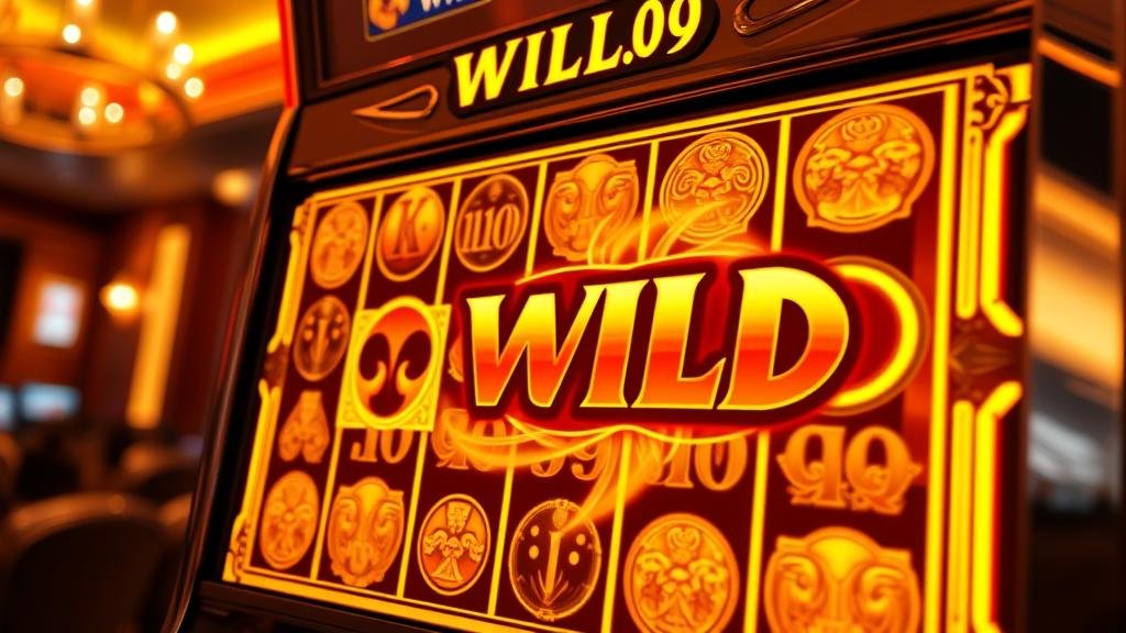 สัญลักษณ์ไวลด์เหนียวในสล็อต Arcadem