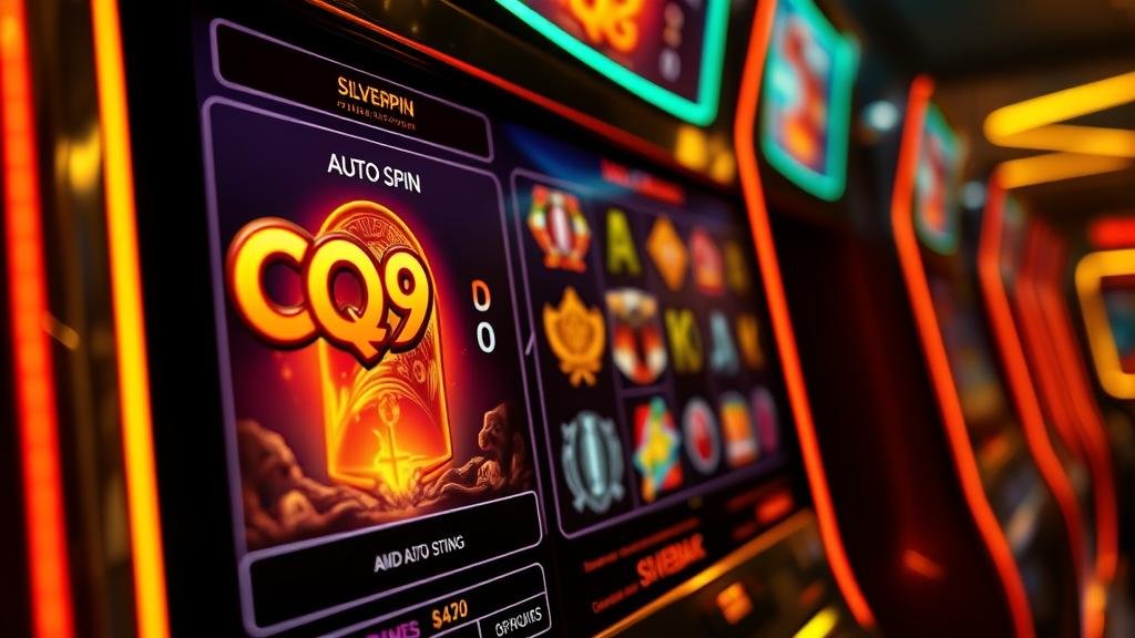 หน้าจอเกมสล็อต Silverback ในธีมดินแดนหิมะ พร้อมการตั้งค่าออโต้สปิน