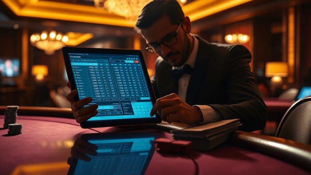 การวิเคราะห์สถิติบาคาร่าด้วยแท็บเล็ต