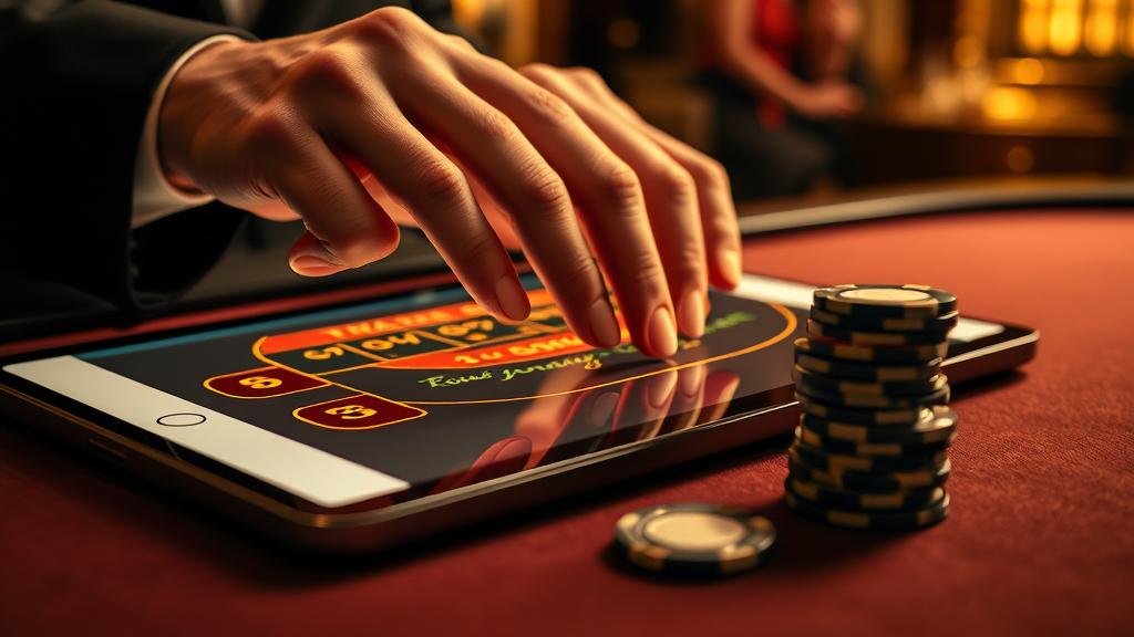 การวิเคราะห์สถิติบาคาร่าบนแท็บเล็ต