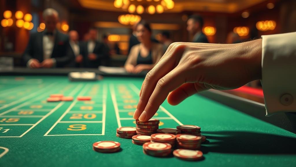 การเลือกห้องบาคาร่าบนแท็บเล็ต