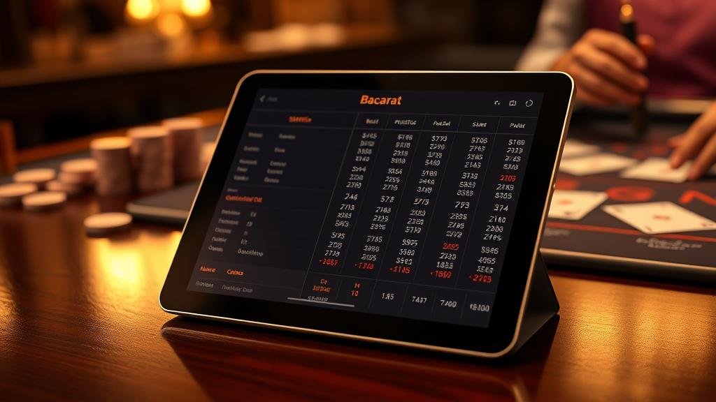 พิมพ์เขียววิเคราะห์สถิติบาคาร่า: คู่มือเลือกห้องเด็ดบน iPad พร้อมแนวทางปรับกล...