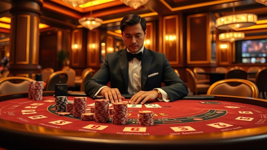 เปรียบเทียบโต๊ะบาคาร่าที่วุ่นวายและโต๊ะที่สงบ