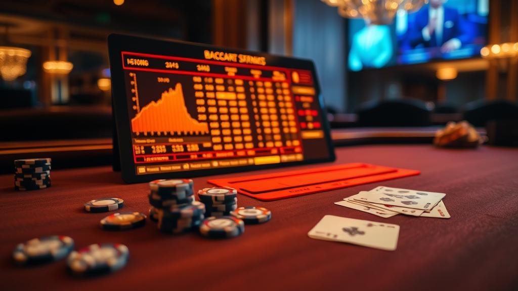 อินโฟกราฟิกกลยุทธ์บาคาร่าและการจัดการเงินทุน