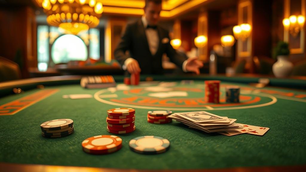 หน้าจอแสดงเปอร์เซ็นต์การเดิมพันบาคาร่า