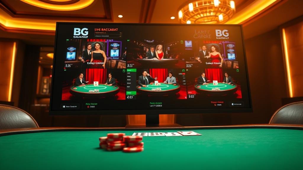 หน้าจอเกมบาคาร่า AG (Asia Gaming)