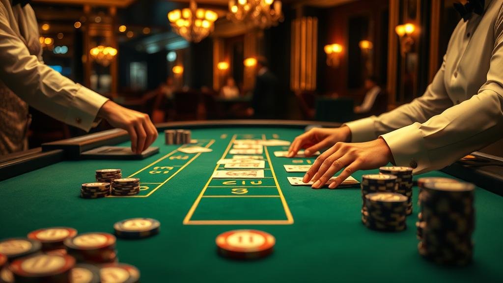 การแจกไพ่บาคาร่า