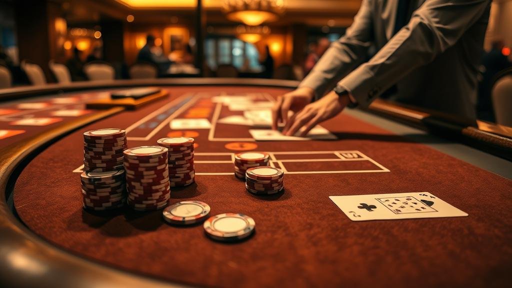 หน้าจอเกมบาคาร่า AE และ SA Gaming