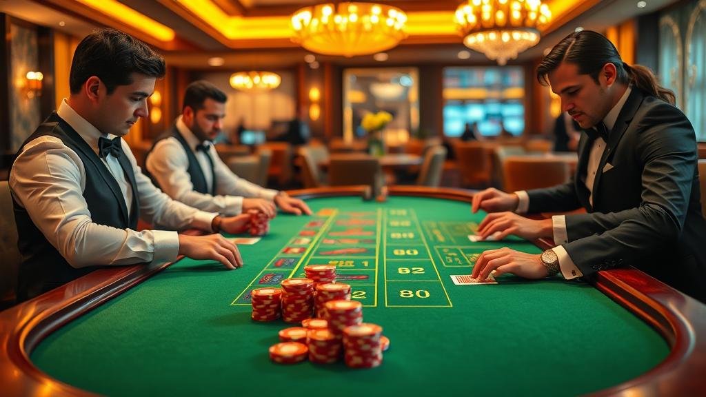 อินเทอร์เฟซบาคาร่าสด EBet