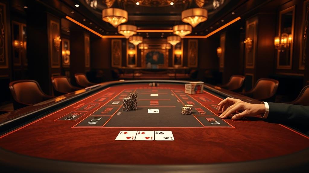 หน้าจอแสดงสถิติย้อนหลังของเกมบาคาร่า