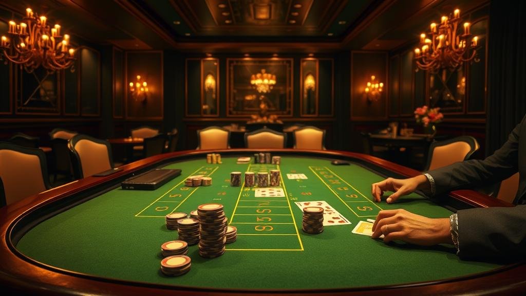 การเดิมพันบาคาร่าฝั่งเจ้ามือบนแท็บเล็ต