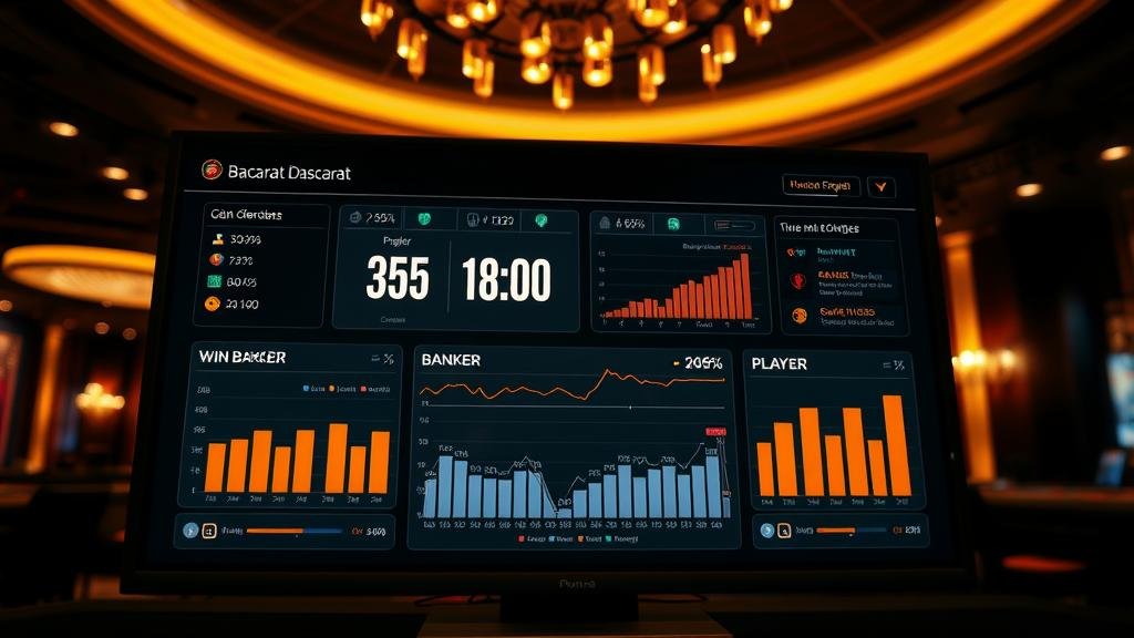 นักเดิมพันกำลังวิเคราะห์เค้าไพ่บาคาร่าบนมือถือ