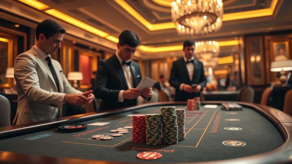 การแจกไพ่บาคาร่า