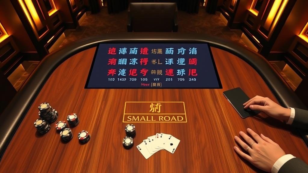 ตัวอย่างการอ่านเค้าไพ่บาคาร่าถนนไม้ขีด