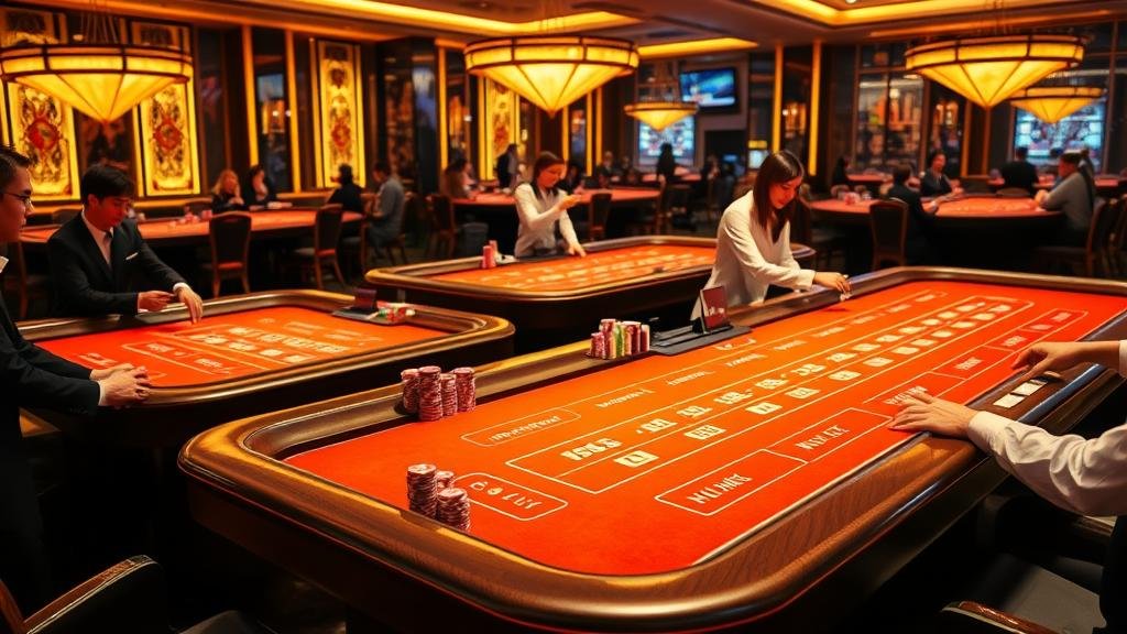 ตัวอย่างเค้าไพ่บาคาร่า มังกร และ ปิงปอง