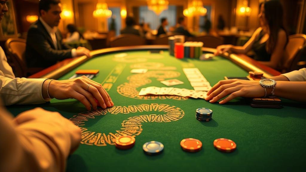 ตัวอย่างเค้าไพ่บาคาร่า: สองตัดและสามตัด