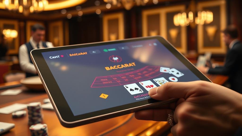 บาคาร่าสด: เคล็ดลับคำนวณไพ่บนแท็บเล็ต iOS/Android เข้าใจง่าย