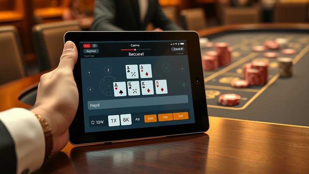 การวิเคราะห์สถิติบาคาร่าสดบน iPad