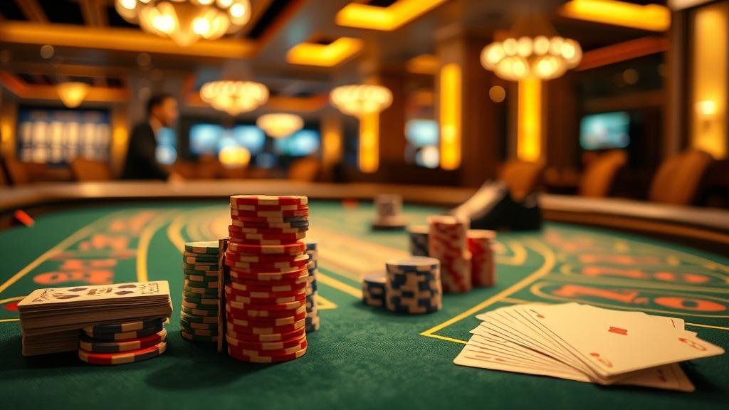 การวางเดิมพันบาคาร่าพร้อมแสดงอัตราจ่าย