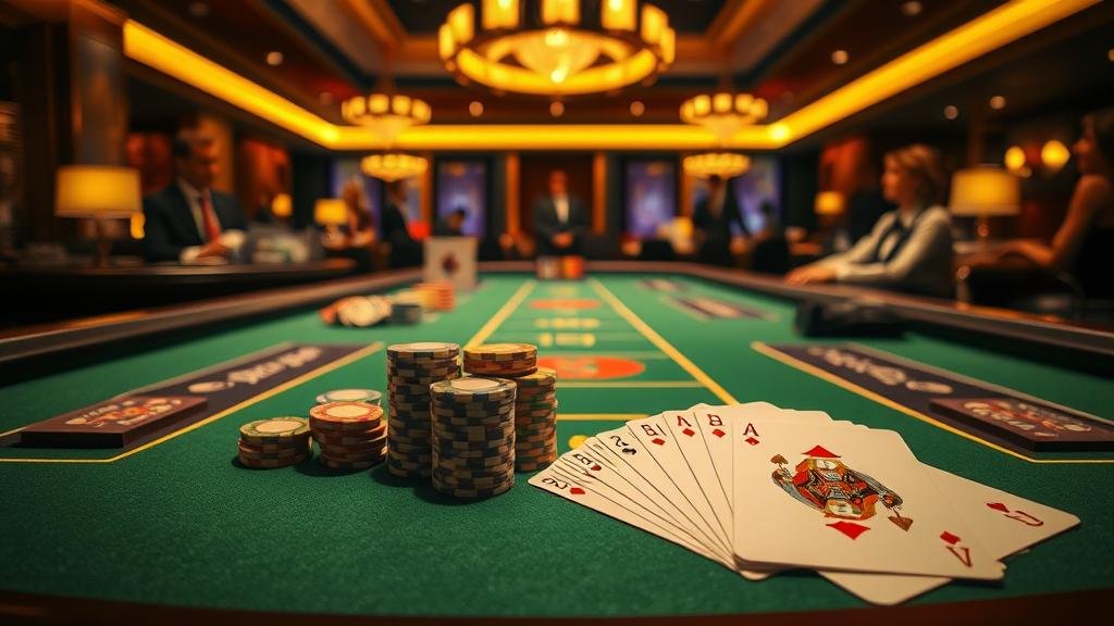 ผู้เล่นบาคาร่ากำลังวิเคราะห์เกม