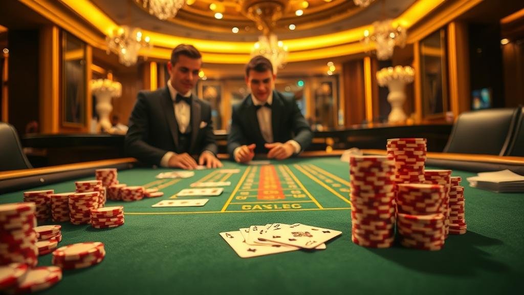 ดีลเลอร์สาวสวย Sexy Baccarat กับผู้เล่น