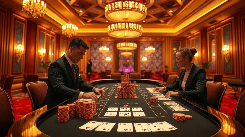 เปรียบเทียบห้องบาคาร่า AE และ SA Gaming