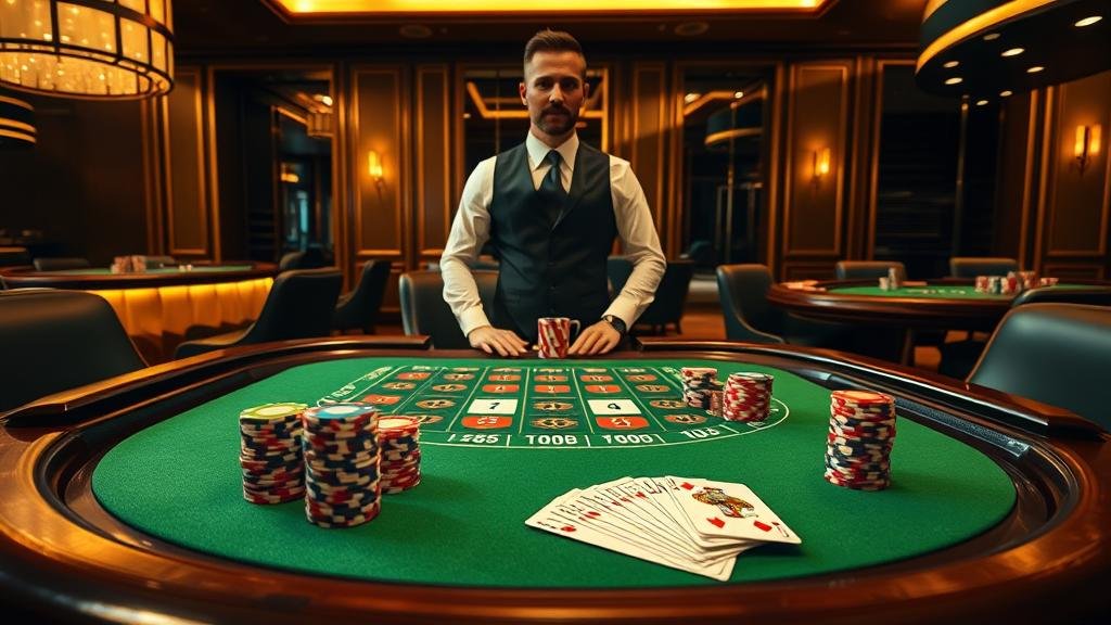 การแสดงผลเค้าไพ่บาคาร่าแบบลูกปัดและถนนใหญ่