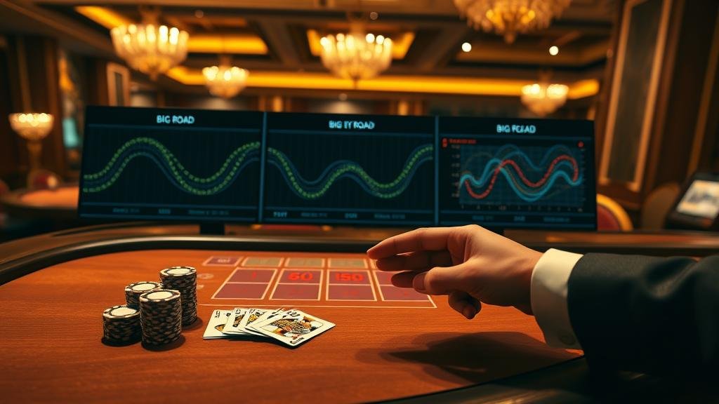 เค้าไพ่บาคาร่าถนนใหญ่ แสดงแนวโน้มมังกร