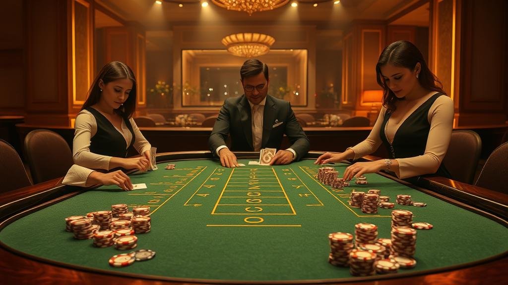 หน้าจอเกมบาคาร่าจากค่าย XPG