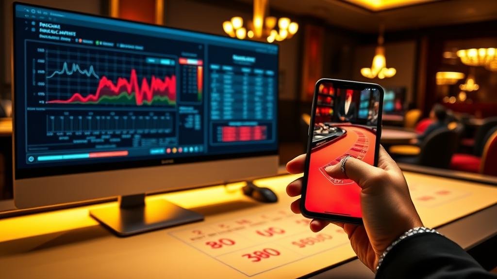 เครื่องมือวิเคราะห์สถิติบาคาร่าขั้นสูงบนแล็ปท็อป