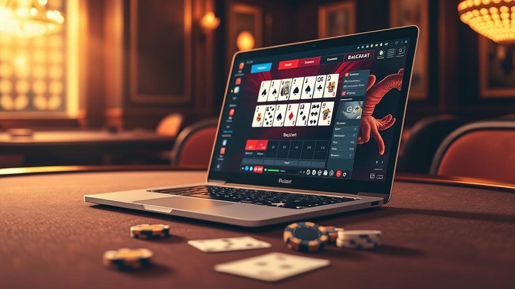 การวางเดิมพันบาคาร่าบนแท็บเล็ต